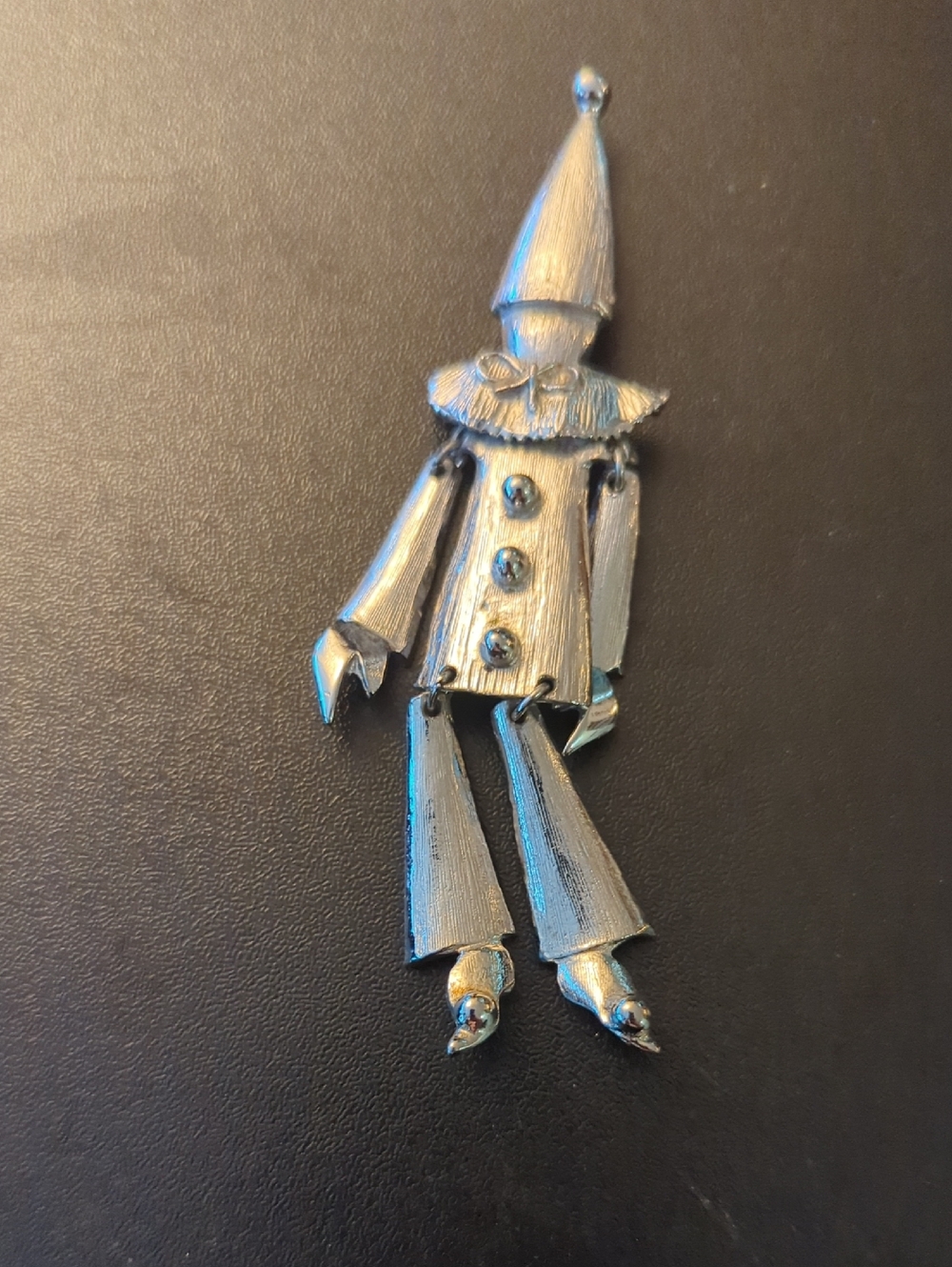Vintage 1960s Pierrot The Clown Brooch